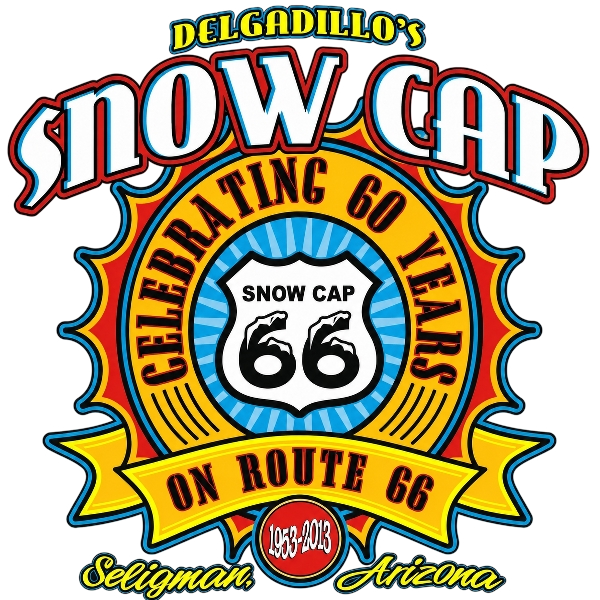 Delgadillo's Snow Cap Drive-In — 60 Years on Route 66 logo
